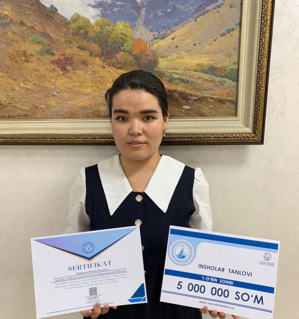 Ibragimova Mastona Isaboyevna